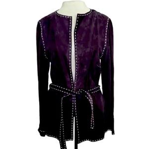 𝅺Philippe Adec Paris Leather Jacket